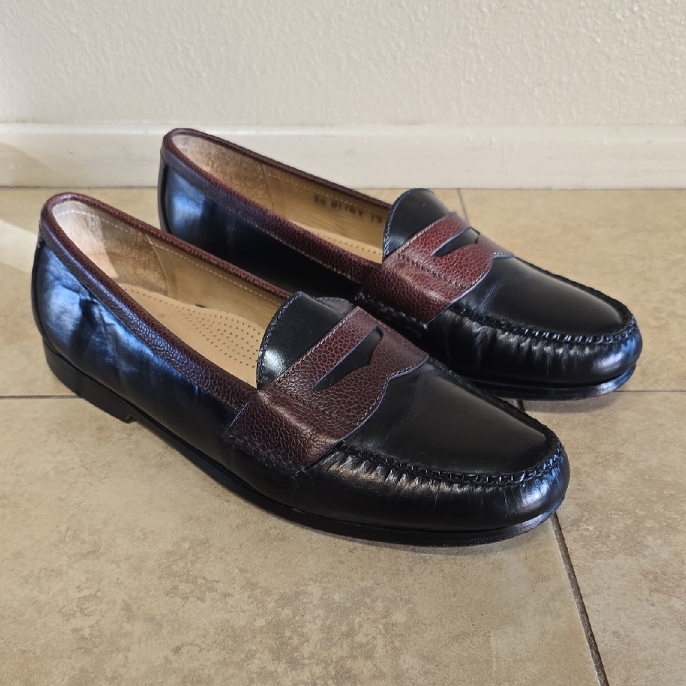 Cole Haan Black and Brown Leather Shoes